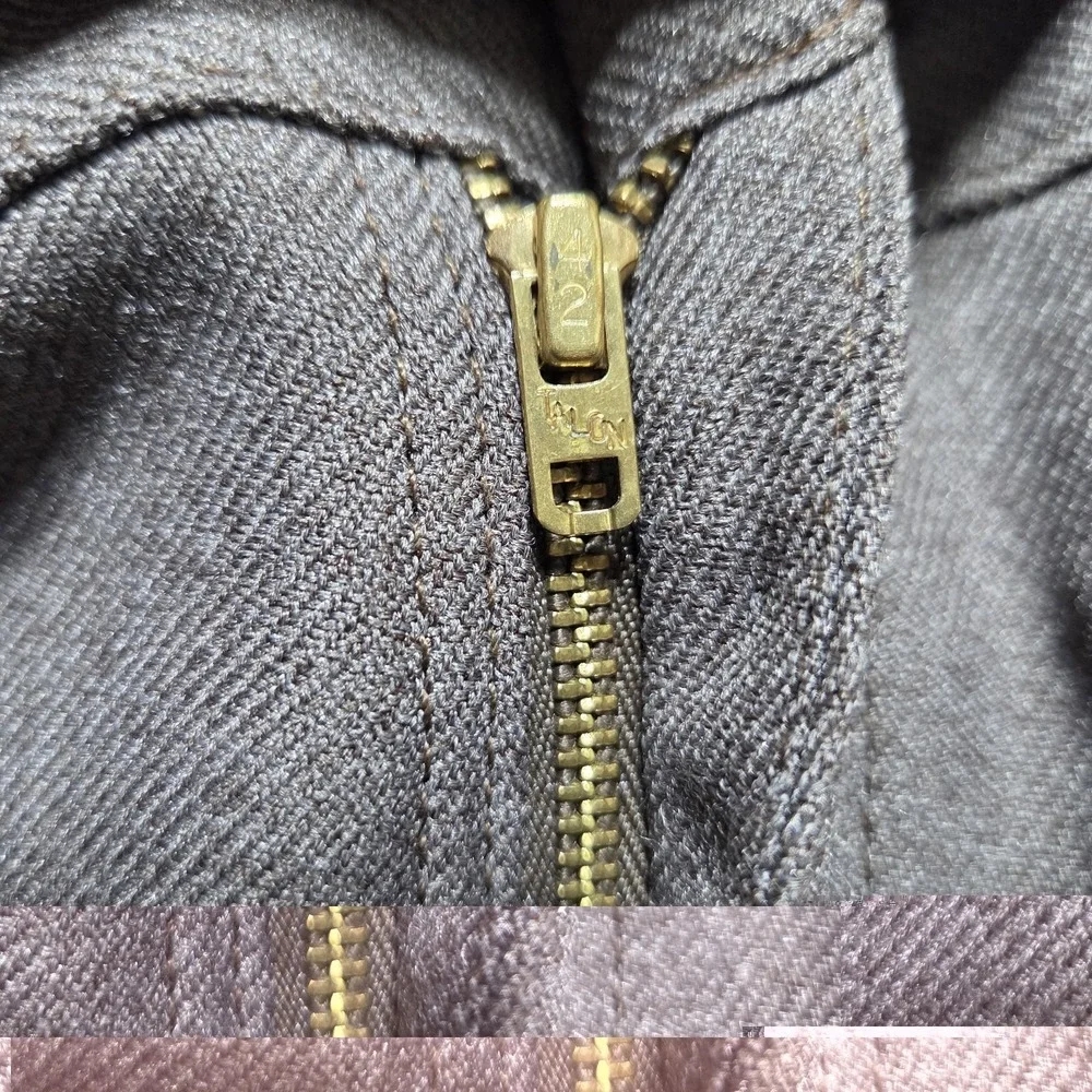 Vintage‎ 70s Wrangler Pants 32x26 USA Made Brown Polyester Leisure Talon 42